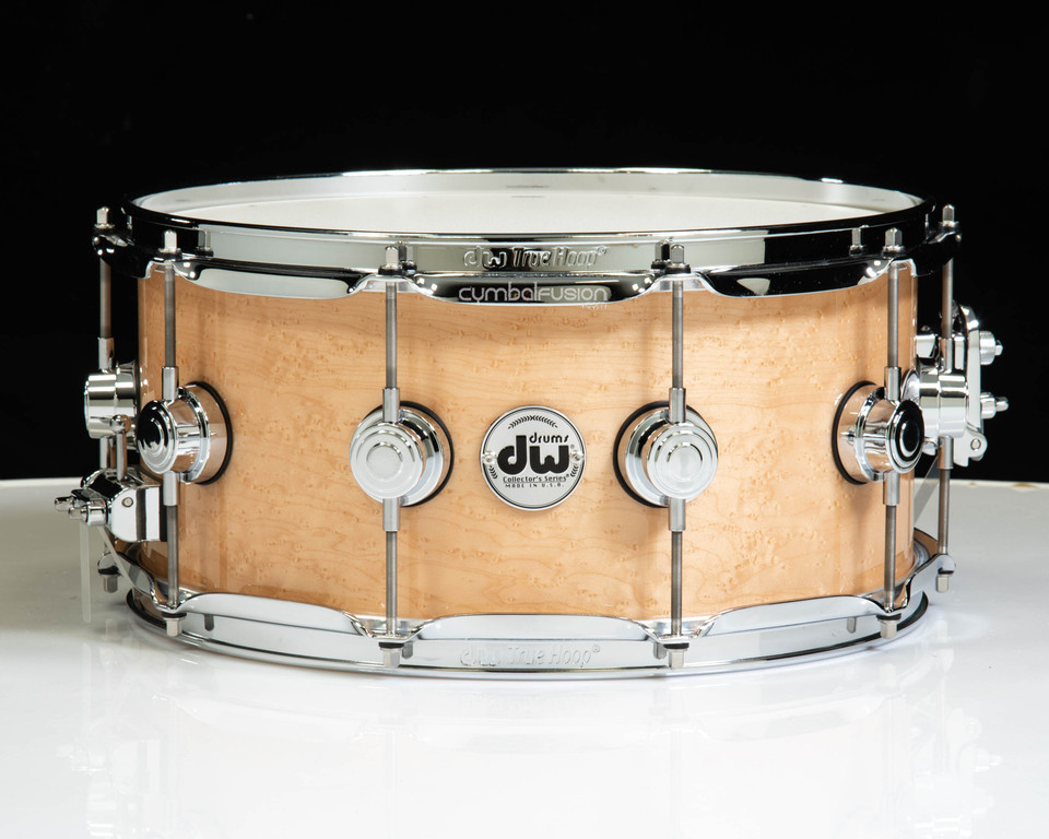 DW Collector's Maple VLT 6.5x14 Snare Drum - Exotic Birdseye Maple