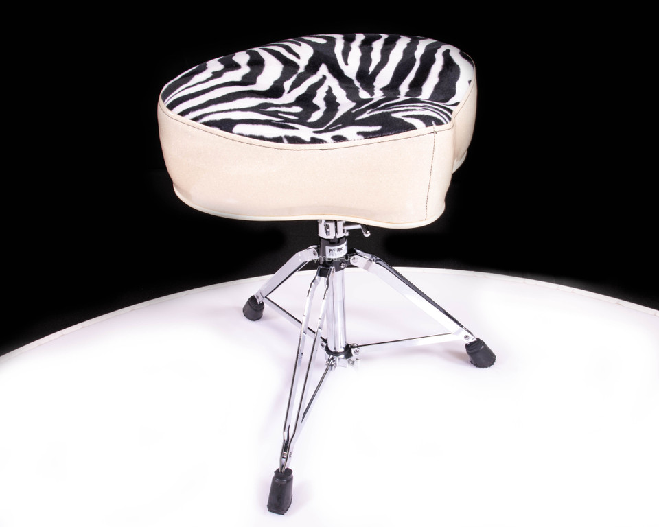 Pork Pie Big Boy Throne Silver w/Zebra