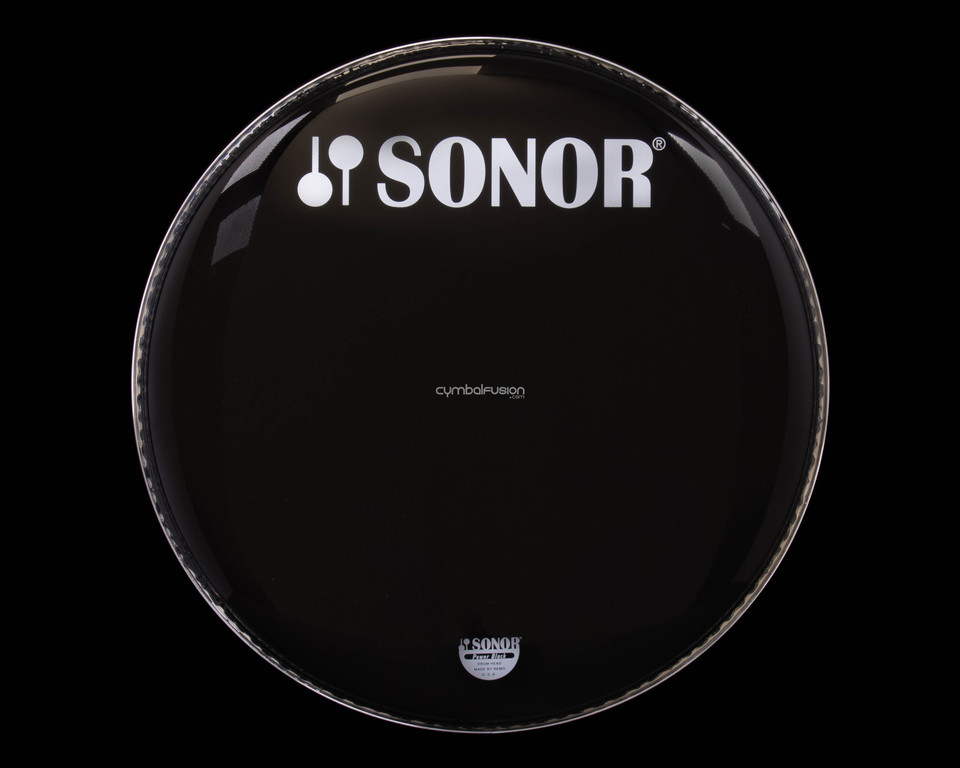 Sonor 20" Power Black Resonant Bass Drum Head PB-20B/L