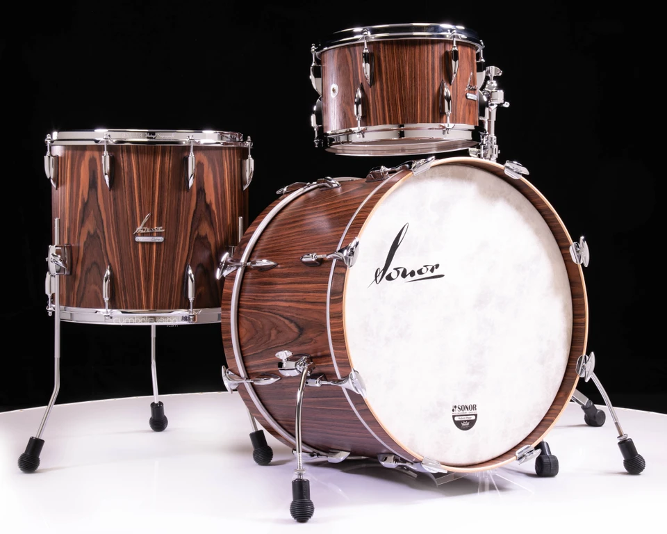 Sonor Vintage Series 3pc 13/16/22 No Mount - Rosewood VT-322NMCRSG