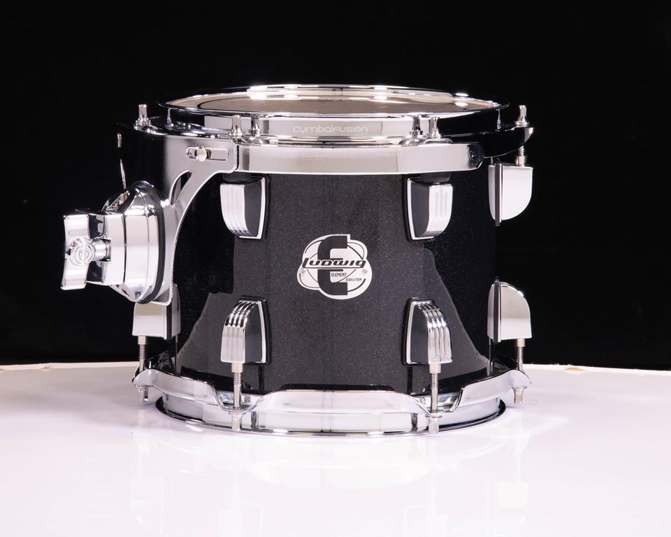 Ludwig Elements Evolution 7x8 Tom - Black Sparkle