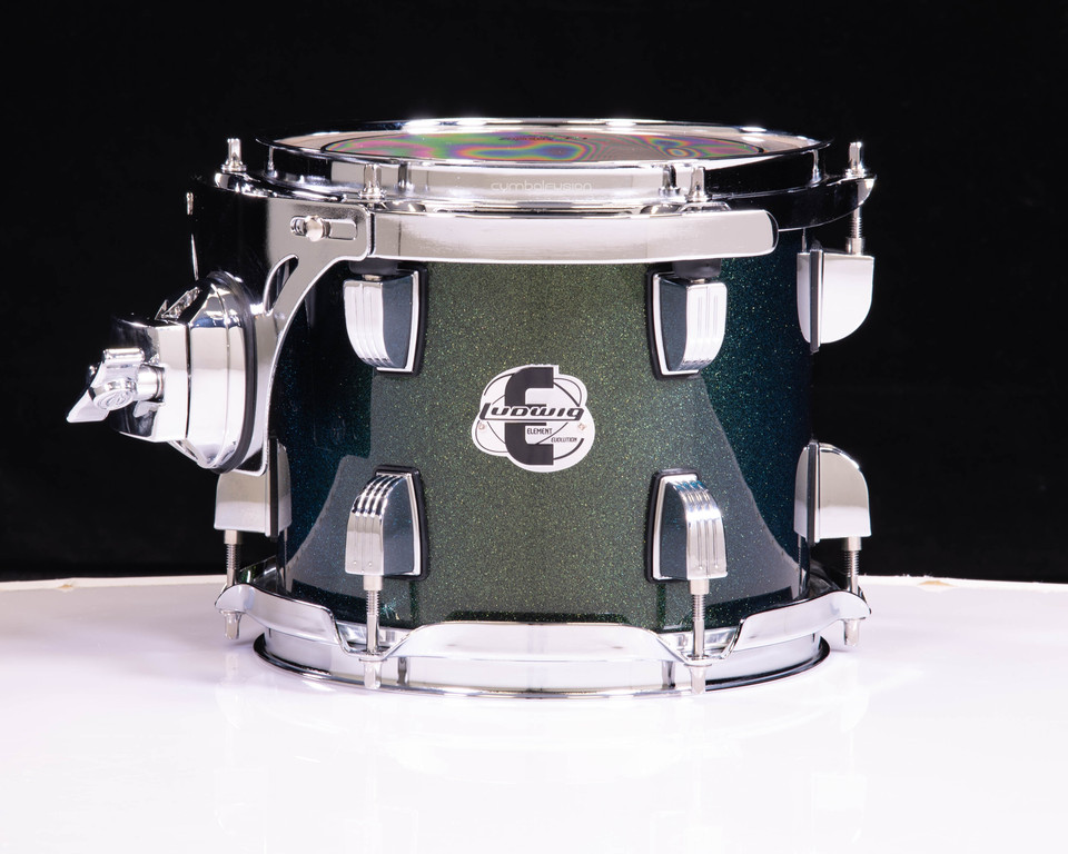 Ludwig Elements Evolution 7x8 Tom - Emerald Sparkle
