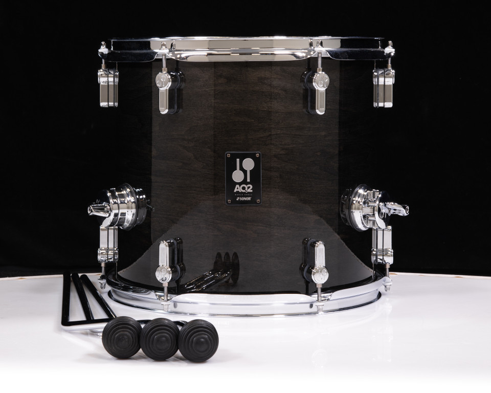 Sonor AQ2 13x12 Tom - Transparent Black (AQ2-1312-FT-TSB)