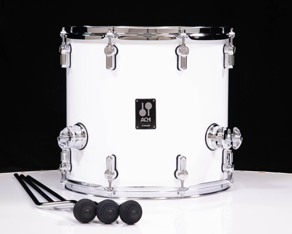Sonor AQ1 14x13 Floor Tom - Piano White (AQ1-1413-FT-PW)
