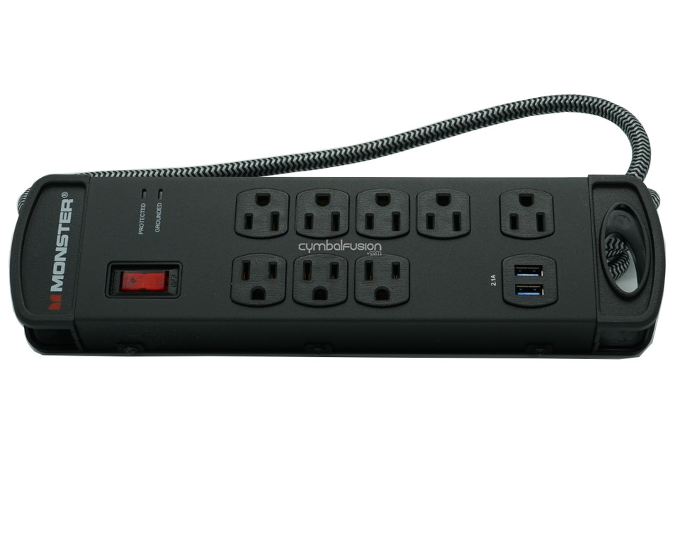 Monster 8000 Pro MI 8-Outlet Power Strip (MPOWER8001U) outlets