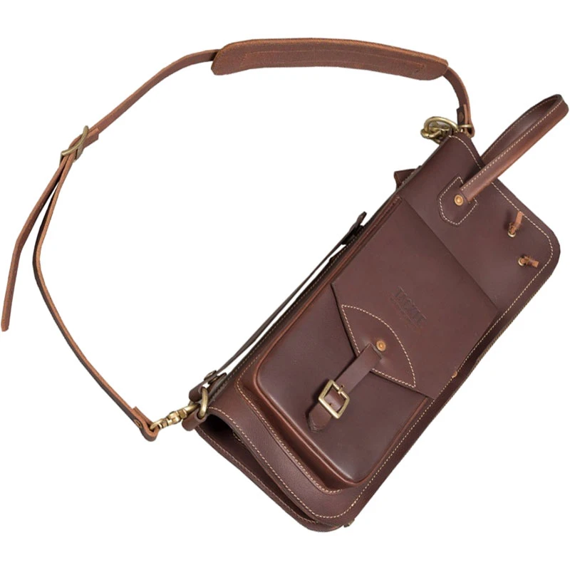 Tackle Leather Stick Case w/Patented Stick Stand, Brown