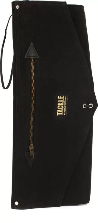 Tackle Waxed Canvas Roll Up Stick Case Black
