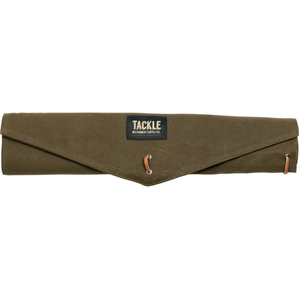Tackle Waxed Canvas Roll Up Stick Case Brown
