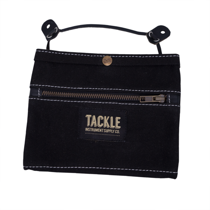 Tackle Waxed Canvas Gig Pouch - Black
