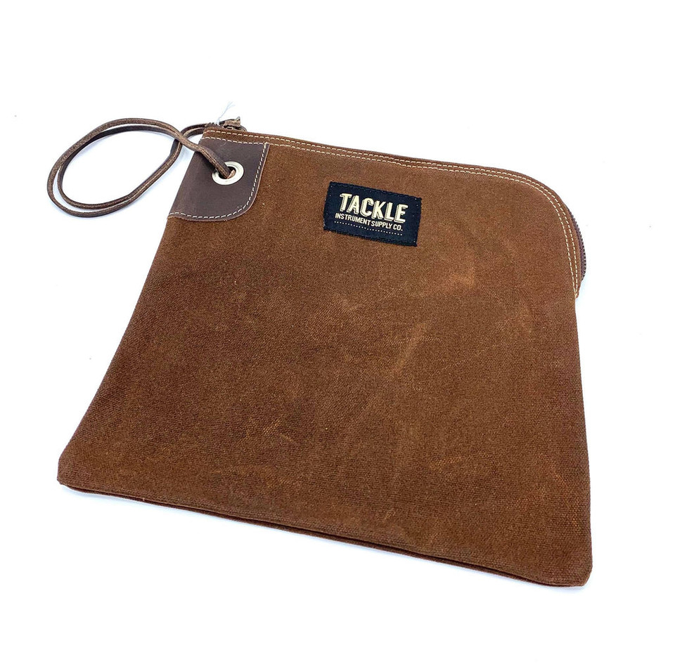 Tackle Zippered Accessory Case - Brown