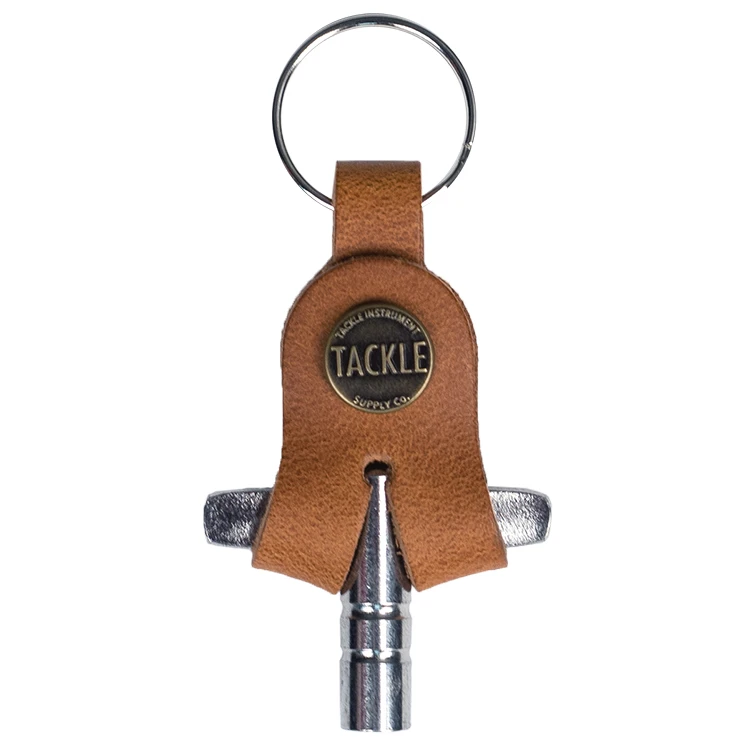 Tackle Leather Drum Key Saddle Tan