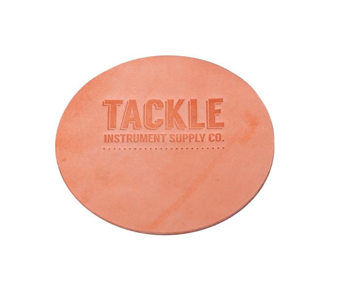 Tackle Large Leather Bass Drum Beater Patch - Natural