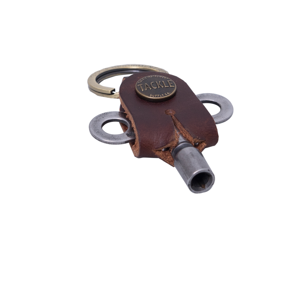 Tackle Timekeepers Drum Key - Raw Steel
