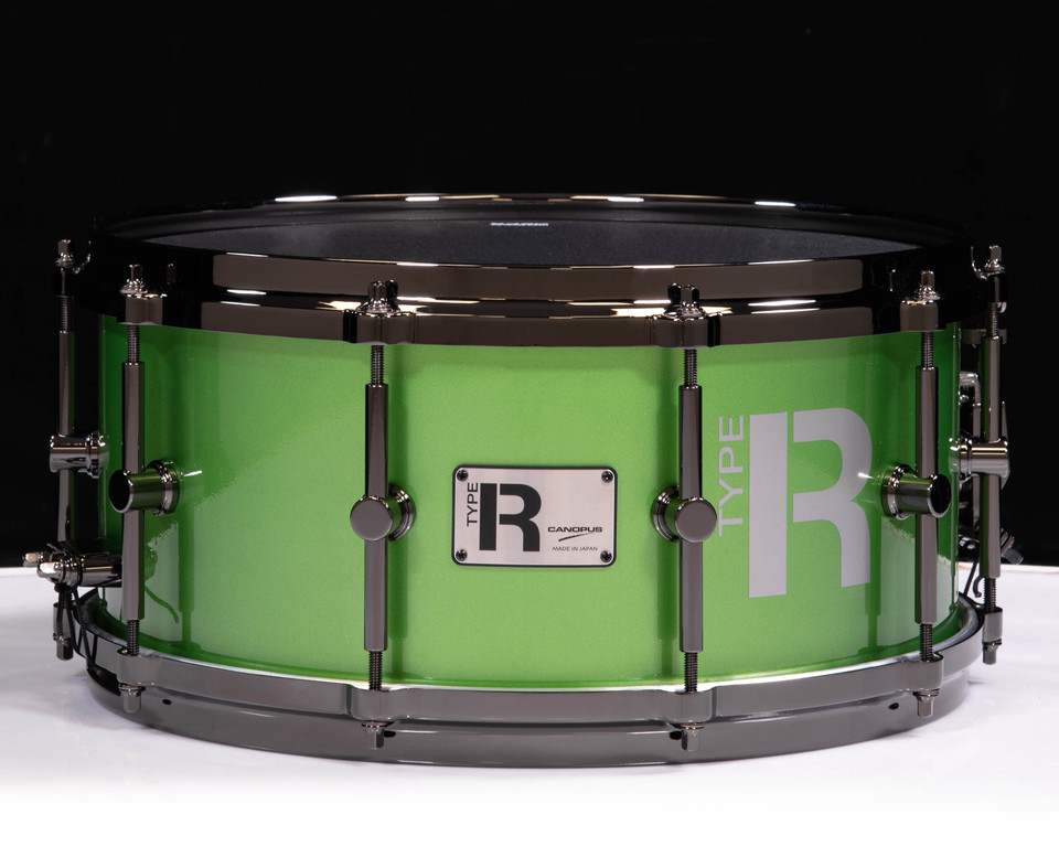 Canopus Type R 6.5x14 Lush Metallic Snare Drum (MTR-1465DH-LSM-LQ)