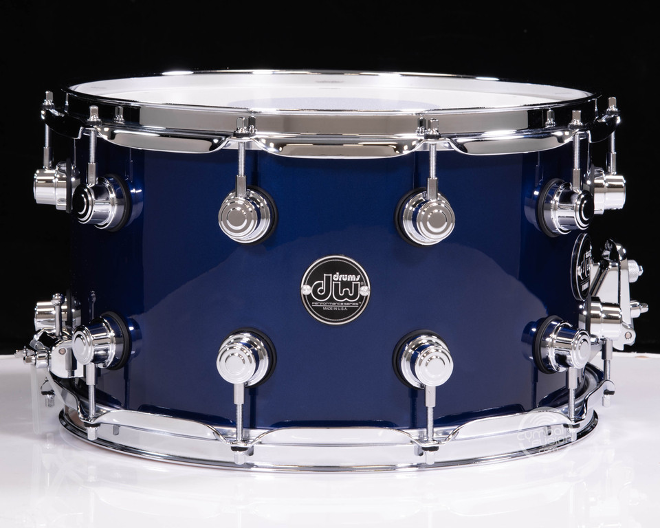DW Performance 8" x 14" Snare Drum - Roadster Blue
