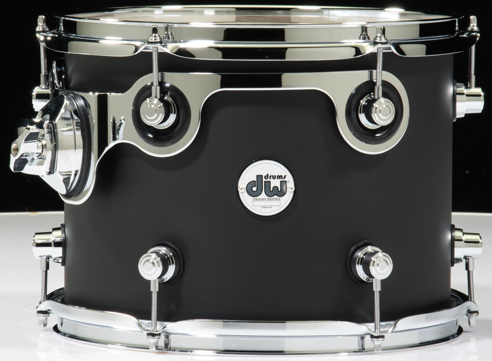 DW Design Series 9x12 Tom - Black Satin