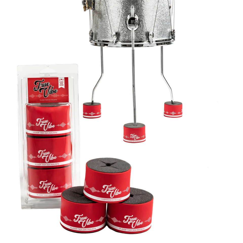 TnR TrueVibe Floor Tom Isolation Mount - Red