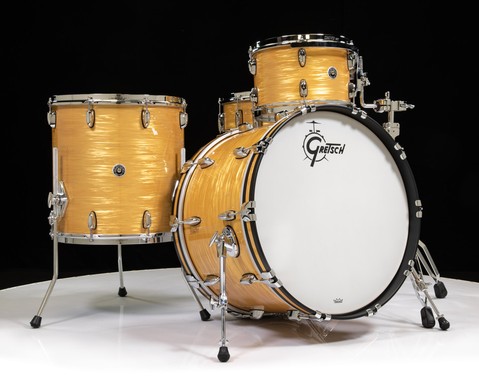 Gretsch Brooklyn 4pc Antique Oyster Nitron 4pc Kit (1231812)