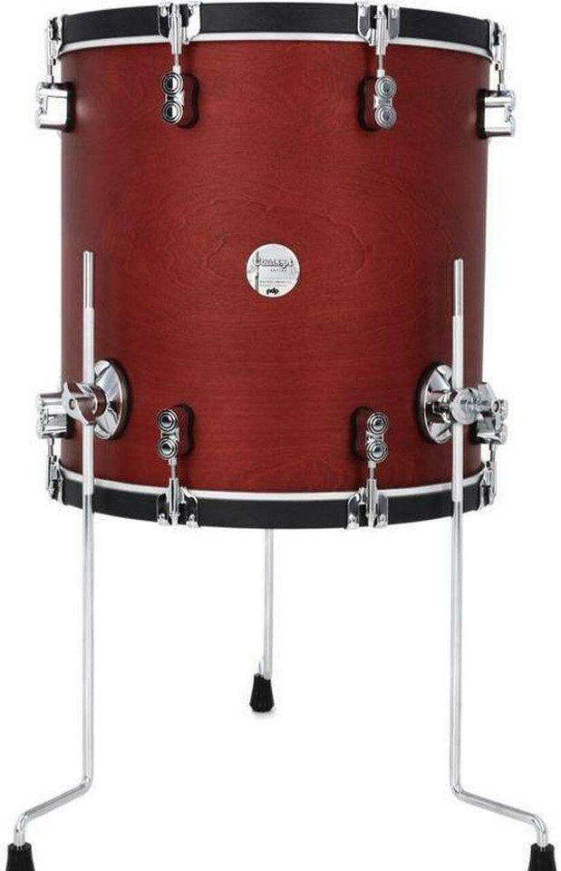 PDP Concept Classic 16x18 Floor Tom - Oxblood w/ Ebony Hoops (PDCC1618FTOE