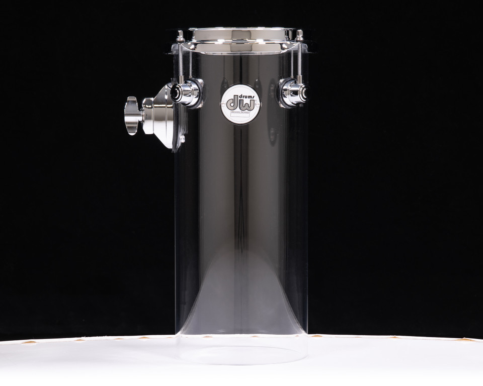 DW Design Rata Tom 6x14 w/TB12 - Clear Acrylic (DDAC1406RTCL