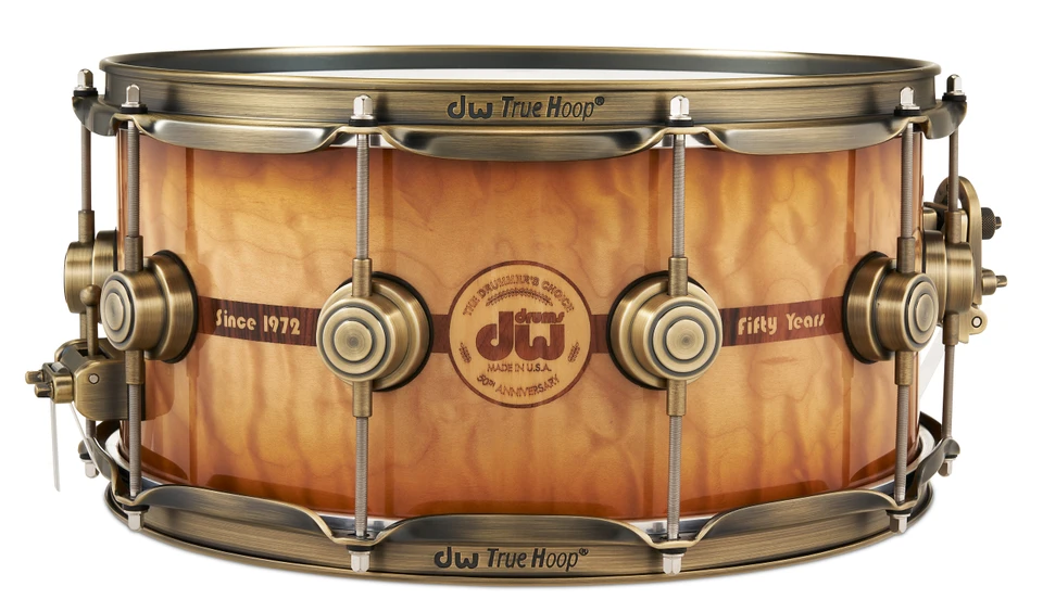 DW 50th Anniversary Snare Drum 6.5x14 with Bag 
