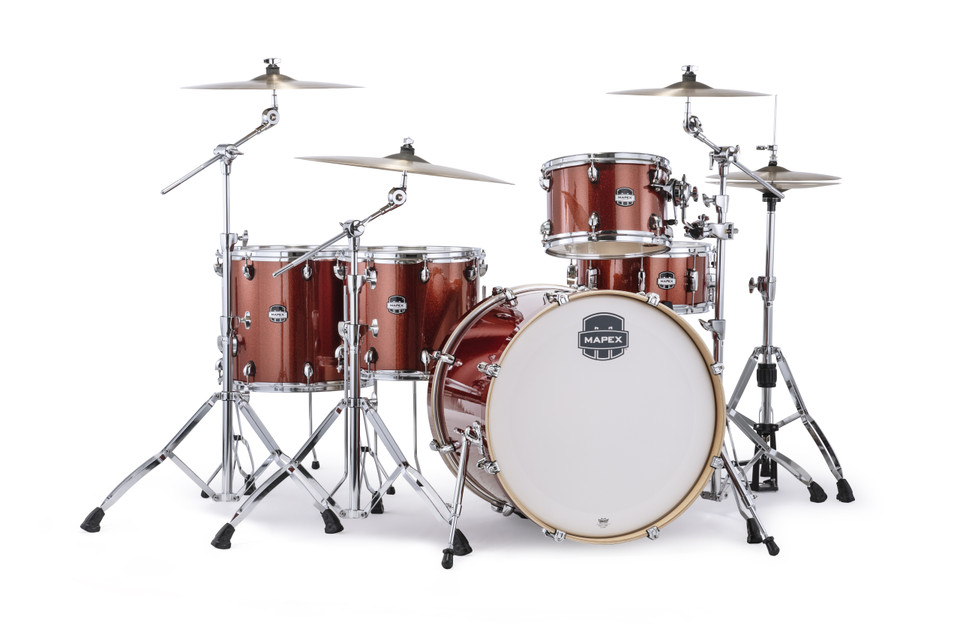 Mapex Mars Birch 5 Piece Crossover Shell Pack - Blood Orange Sparkle (MA528SFOR)