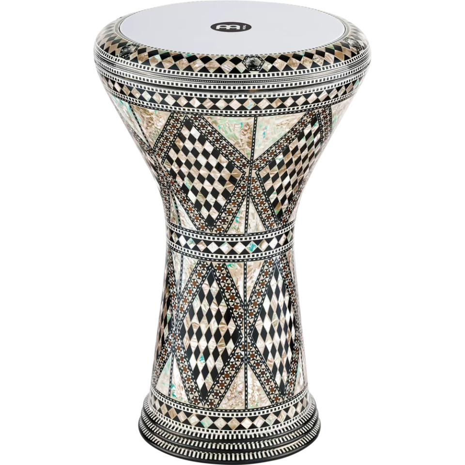 Meinl 8 3/4" Artisan White Burl Mosaic Royale Doumbek (AEED1)