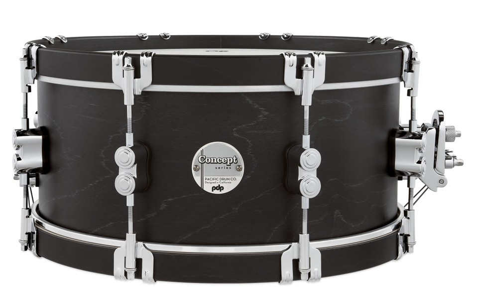PDP Concept Maple Classic 6.5x14 Snare Ebony w/Ebony Hoops