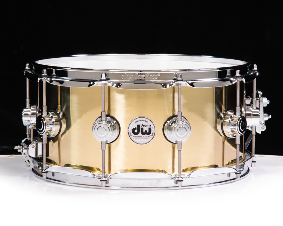DW Collector's 6.5x14 Polished Brass Snare Drum