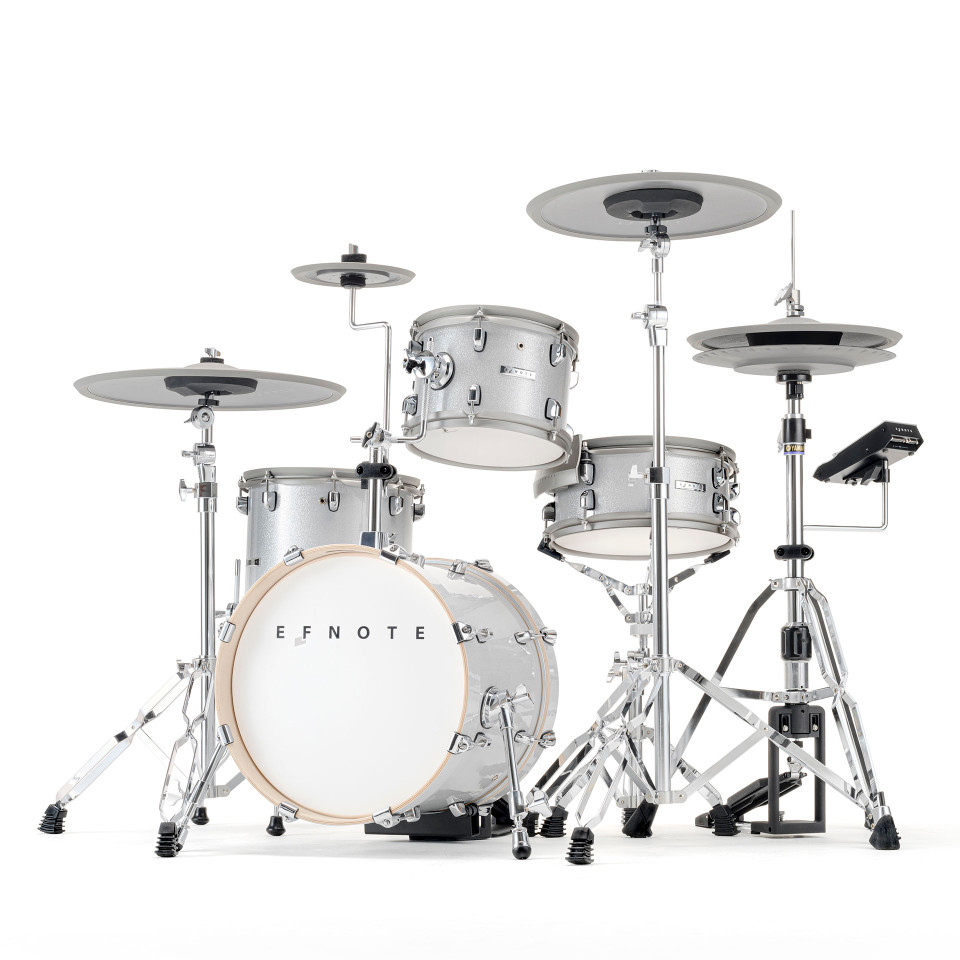 EFNOTE 5 Electronic Drum Kit - White Sparkle