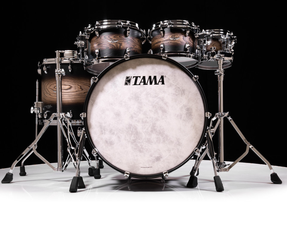 Tama Star Walnut 5pc Satin Black Japanese Sen Burst