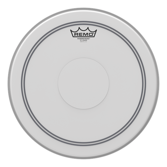 Remo Powerstroke P3 Coated 14" Drum Head - Top Clear Dot (P3-0114-C2-)