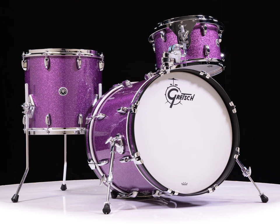 Gretsch Brooklyn Series 3pc Kit - Purple Sparkle 12/14/20