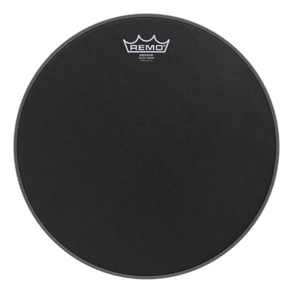 Remo 14" Emperor Black Suede Drumhead