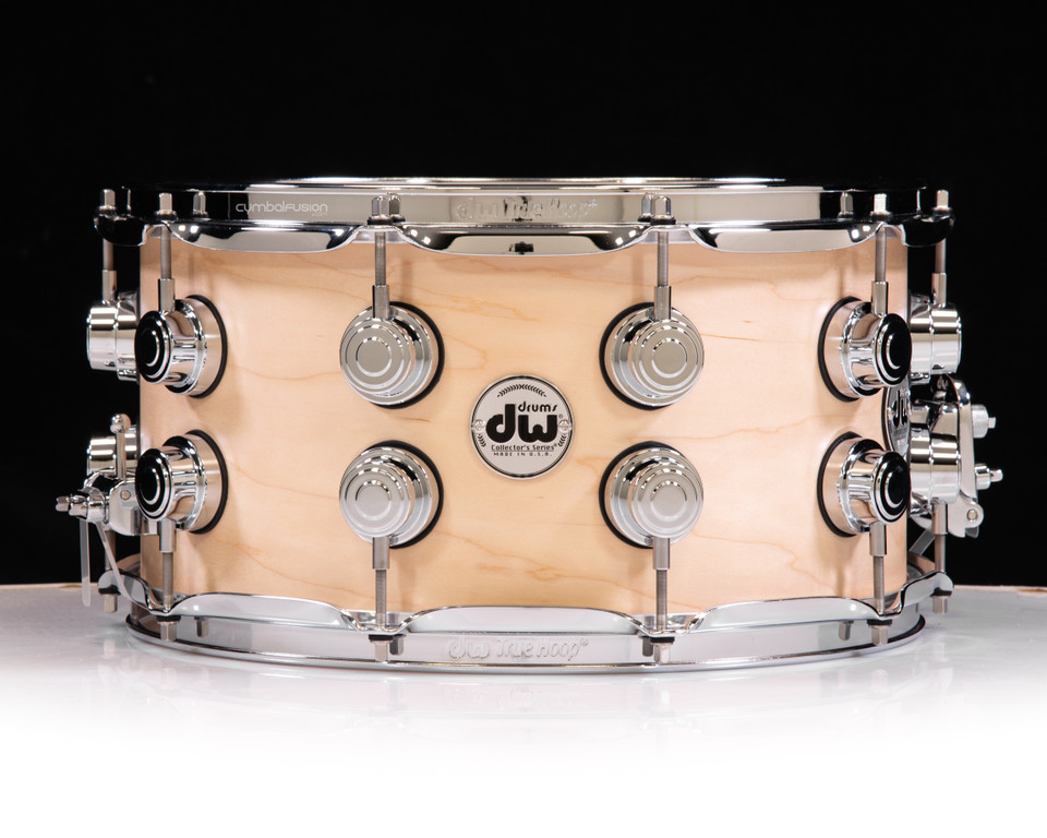 DW Collector's 7x14 SSC Maple Snare - Natural Satin Oil w/Chrome HW