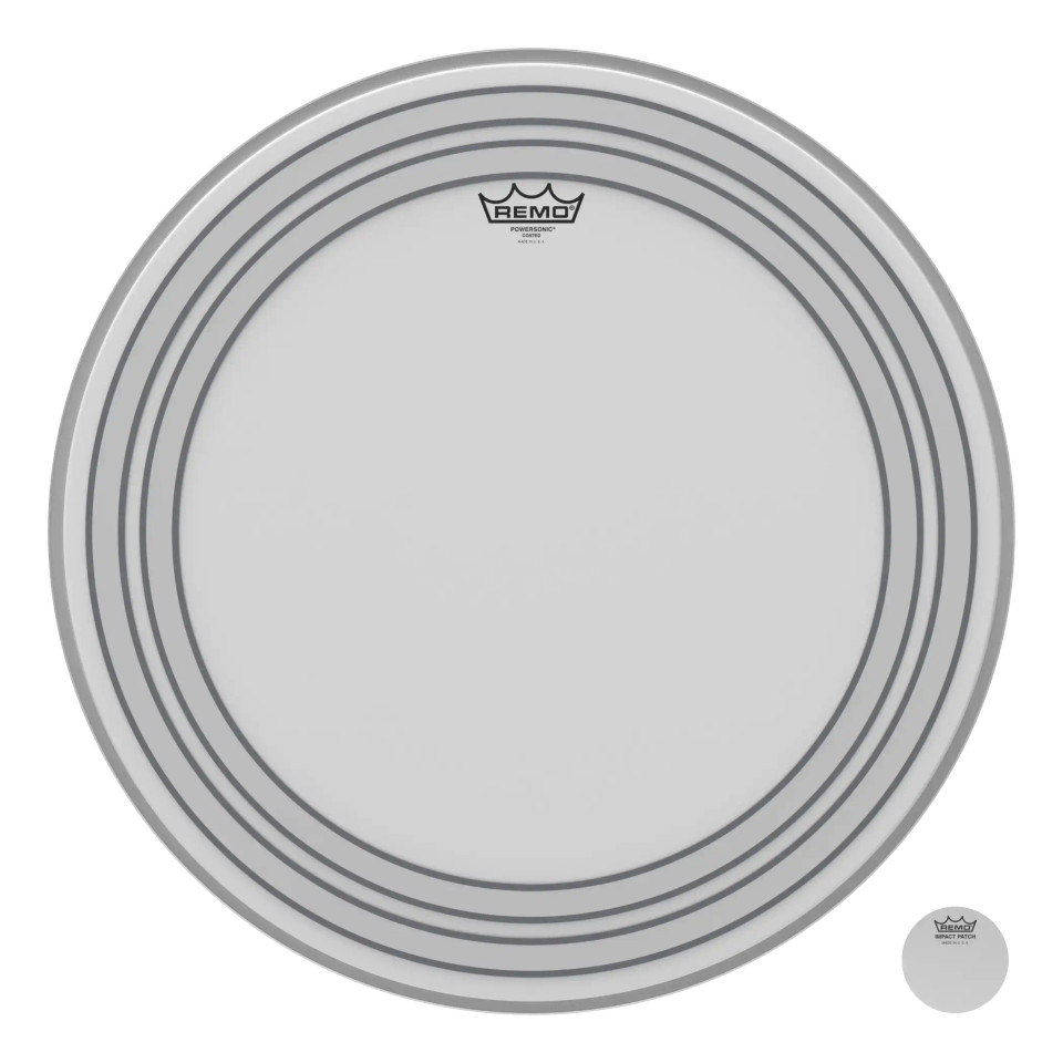 Remo 22" Powersonic Bass Drum Head Coated