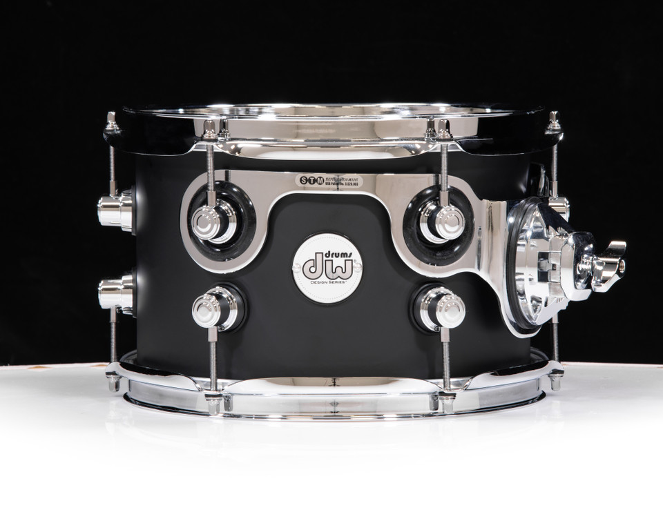 DW Design Series 6.5"x10" Tom - Black Satin