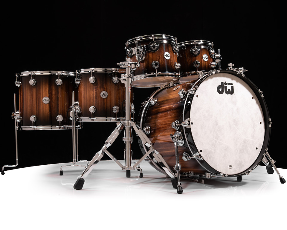 DW Collector's 5pc Maple SSC Kit - Candy Black Burst over Monkey Pod (1298669)