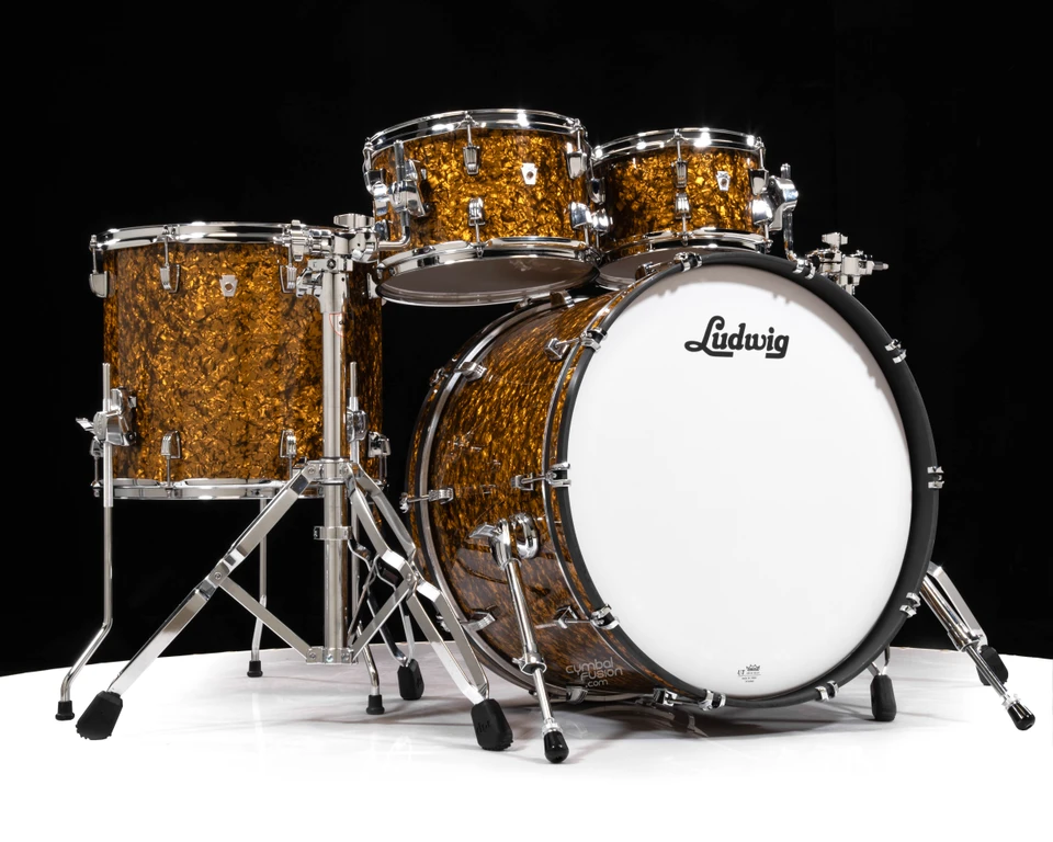 Ludwig Neusonic Rapid MOD2 4pc Kit - Butterscotch Pearl (LN34204FTXA6)