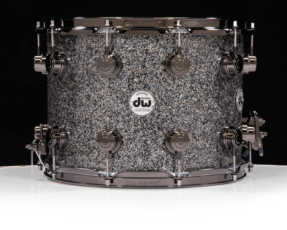 DW Collector's 10x14 Maple SSC Snare - Black Galaxy (DRX11014SSN070)