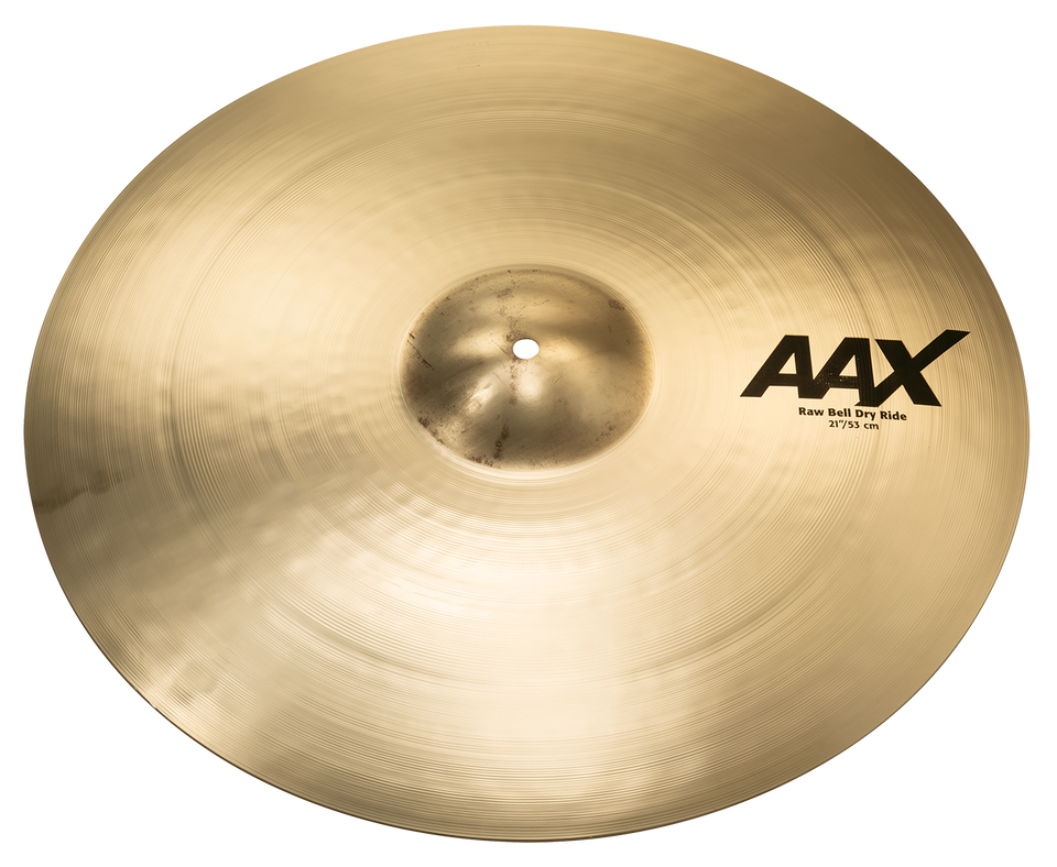 Sabian 21" AAX Raw Bell Dry Ride Brilliant Finish (22172XB)