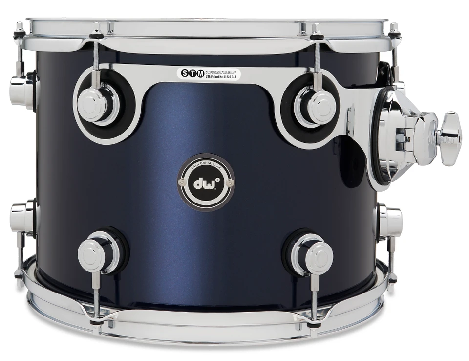 DWe 9"x12" Tom - Midnight Blue Metallic Lacquer (DELC0912TTCSMBM)