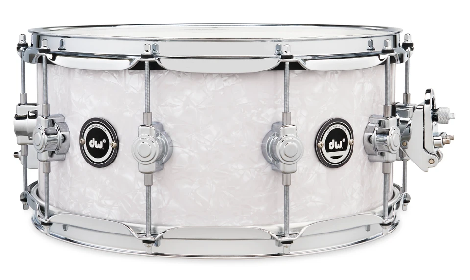 DWe 6.5"x14" Snare Drum - White Marine (DEFP6514SDCWM) 