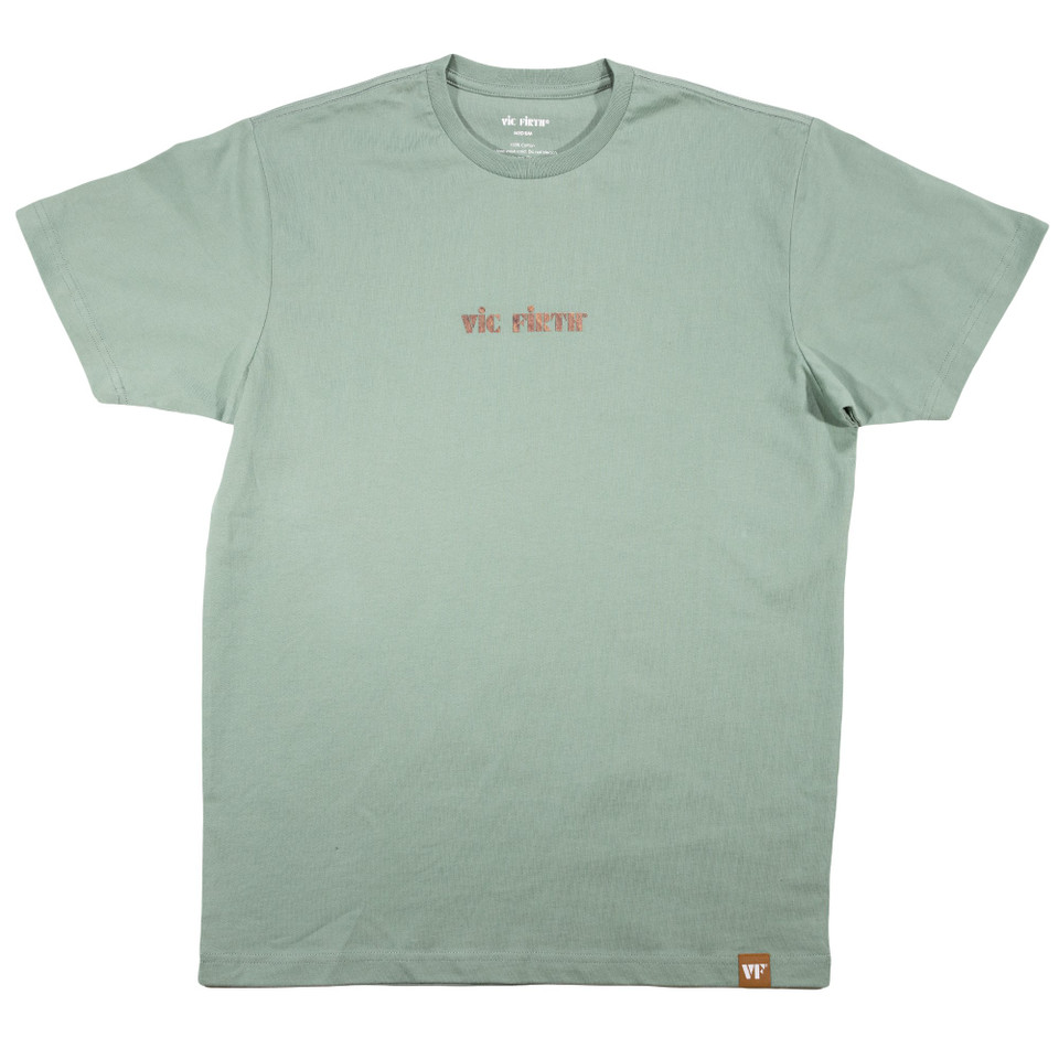 Vic Firth LE Sage Woodgrain Tee - 2X-Large (VATS0045-LE)