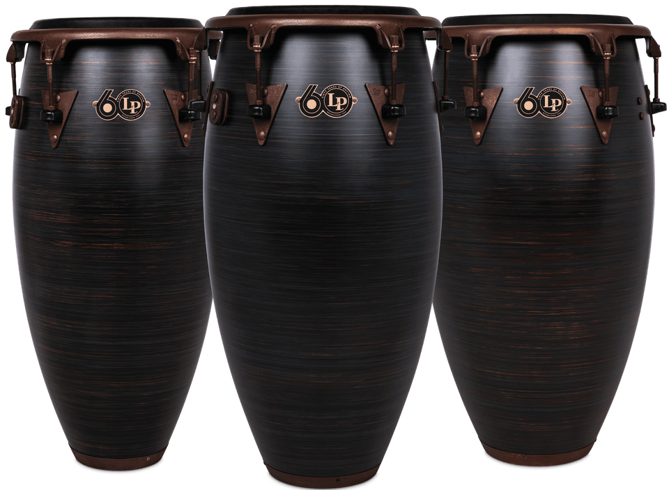 Latin Percussion 60th Anniversary Conga Set - Rustic Bronze
