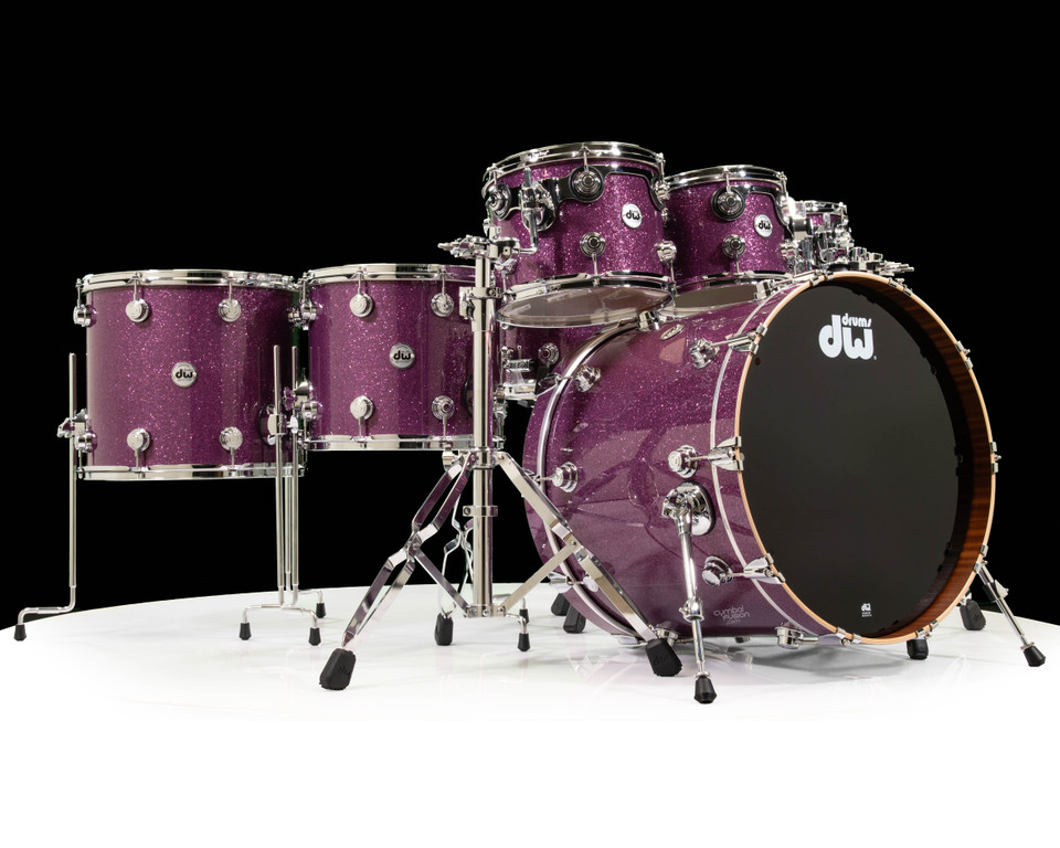 DW Collector's 7pc Collector's Maple/Mahogany Kit - Purple Glass (1355667)