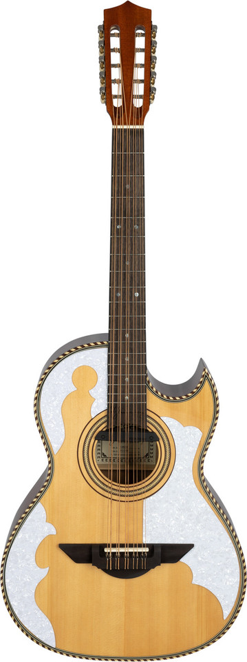 H. Jimenez LBQ4E Bajo Quinto Cutaway Electric - El Patron Natural (LBQ4E)