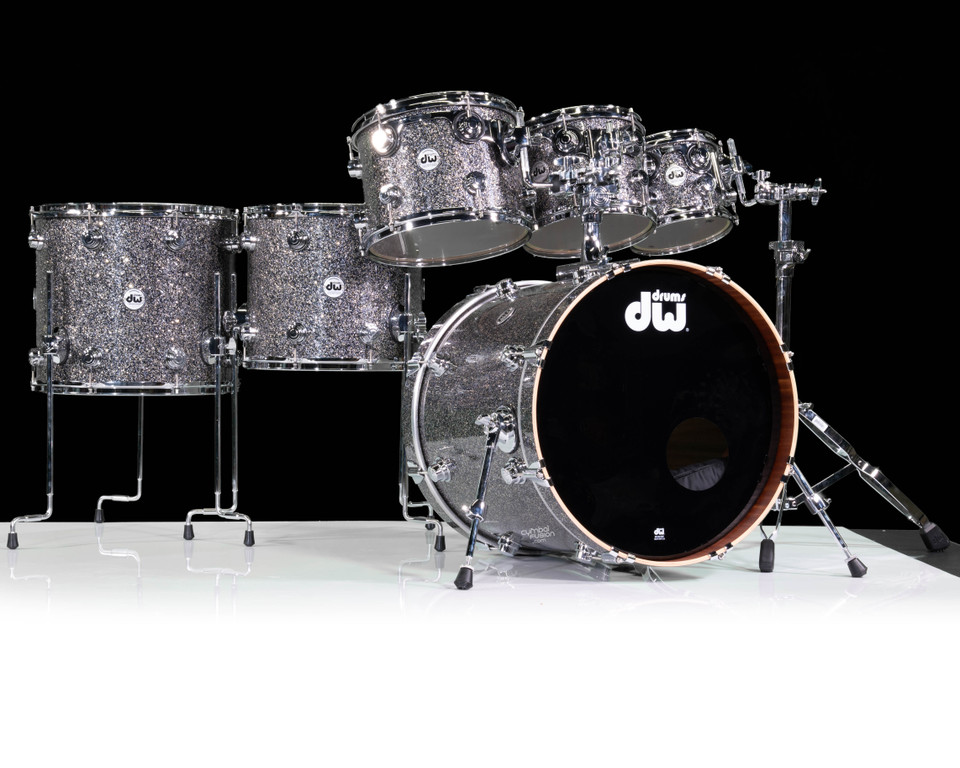 Used DW Collector's 6pc Maple-Mahogany - Black Galaxy (N.O. Jazz Fest) (1352726)