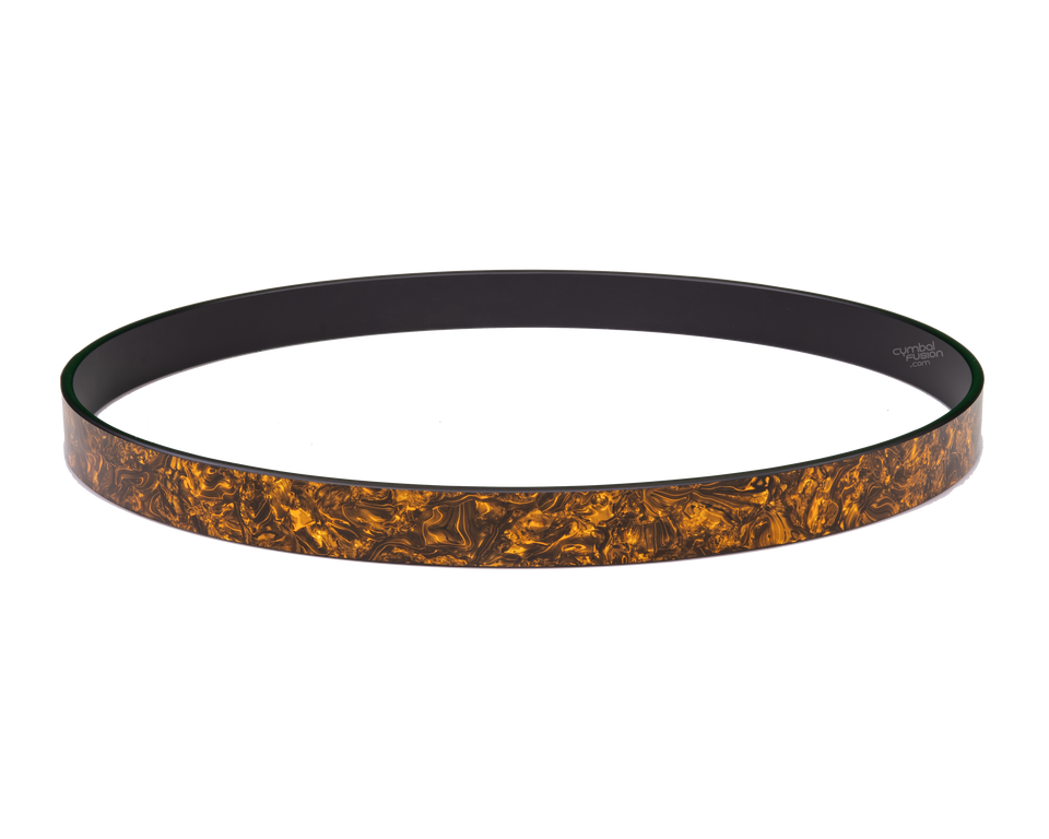 DW Collector's 22" Maple Bass Drum Hoop - Gold Abalone