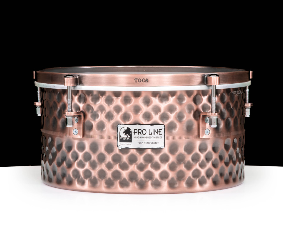 Toca Pro Line- 14in. Single Hammered Timbale - Black Copper (TPT-14BC)